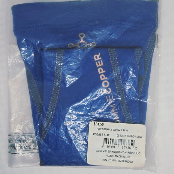 Tommie Copper Cobalt Blue Performance Elbow Sleeve Size Large NWT $34.50 - Picture 1 of 6